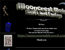 Tablet Screenshot of mooncrest-models.co.uk